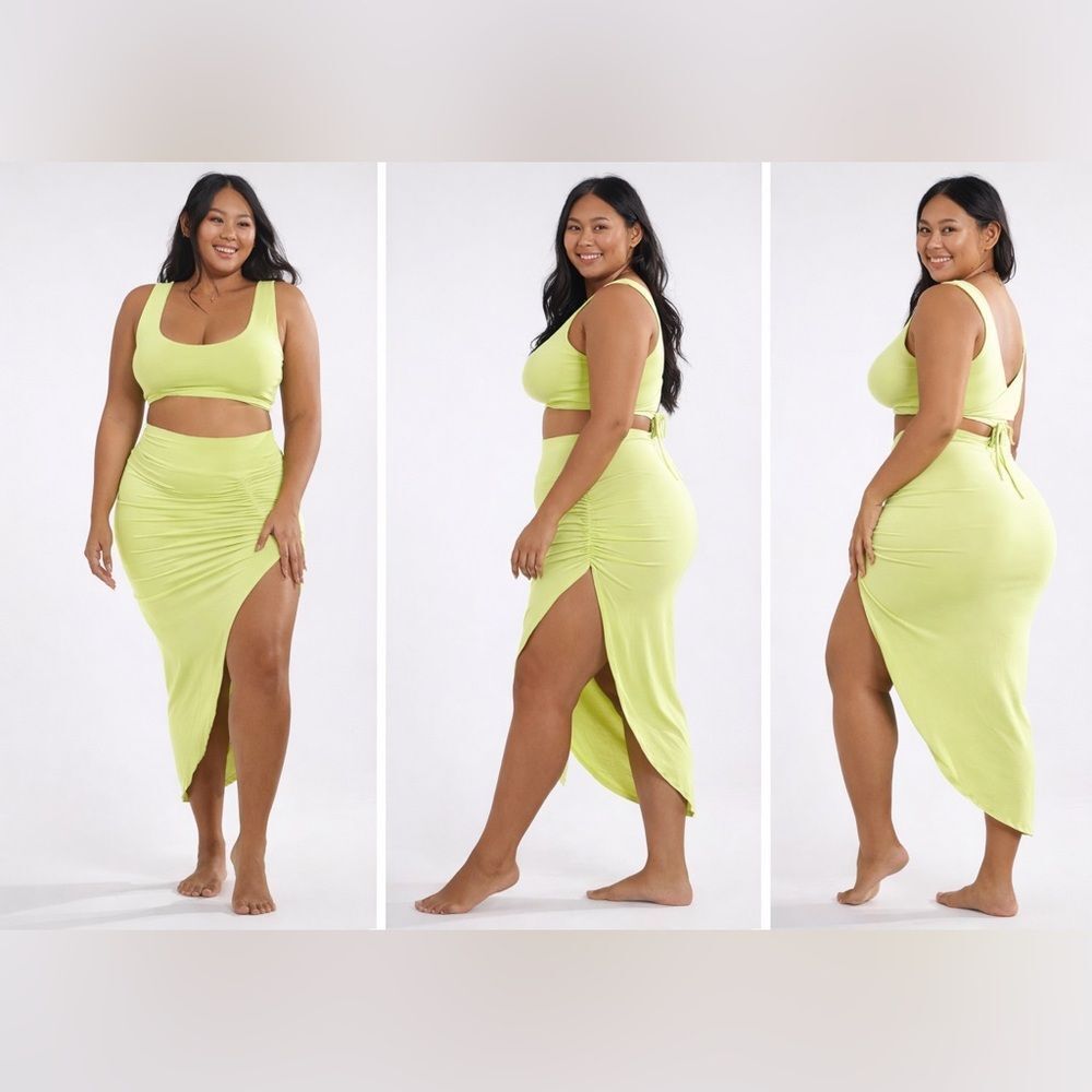 Royal codes isis skirt Lime Green XL
